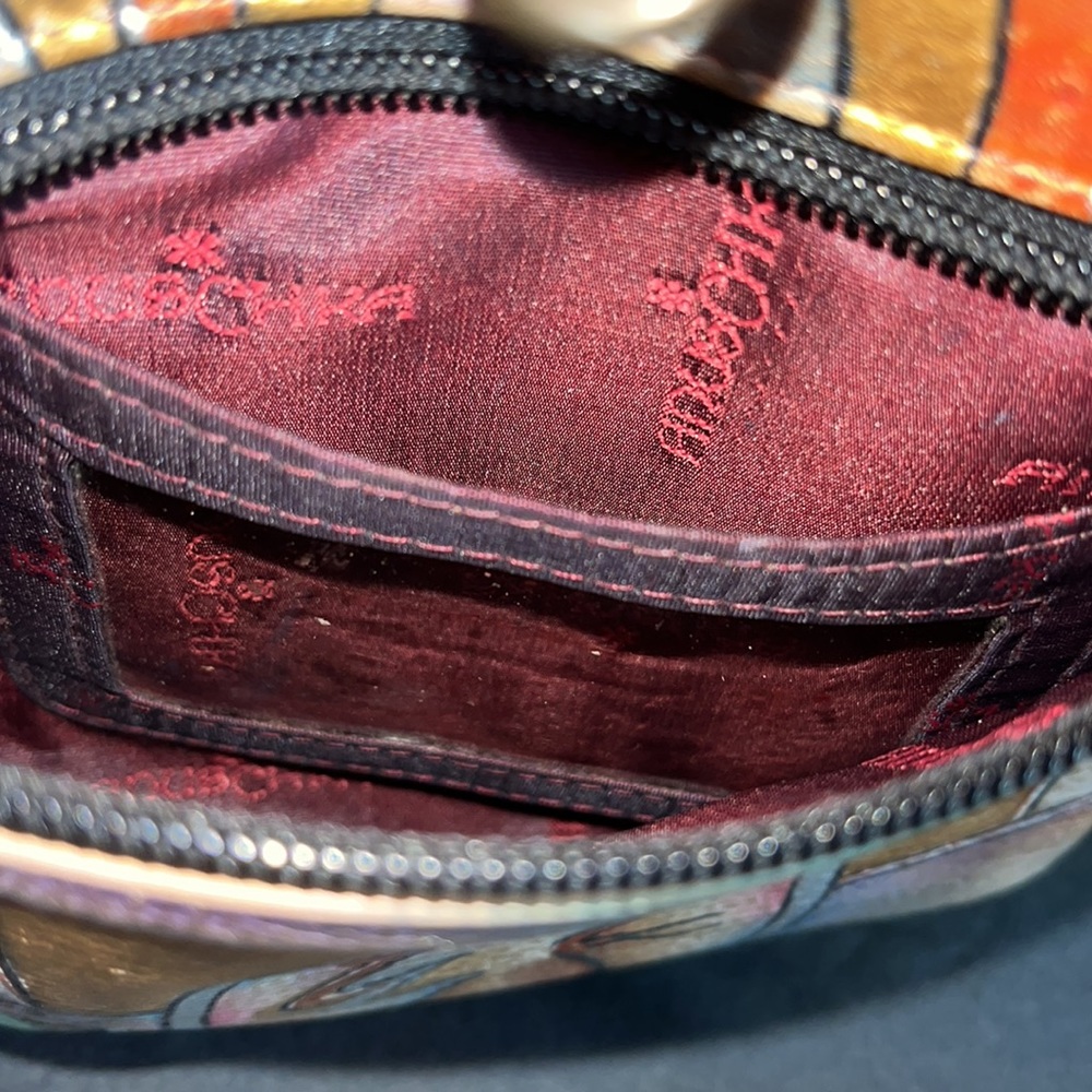 Anuschka Hand Painted Leather Boho Crossbody Bag - Picture 16 of 16